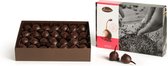 Duva Premium Likeurpralines in Pure Chocolade, 28 Kersen op Likeur in Belgische Fondant Chocolade, Cerisettes 450g