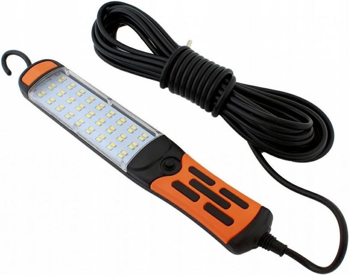 Speciaal vleugel lezer LED Werklamp Met Snoer - 3 Verlichting Standen - Looplamp Zaklantaarn -  Werkplaats/... | bol.com