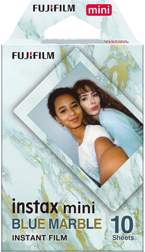 Fujifilm Instax Mini Film - Blue marble - 10 stuks