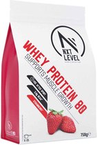 NXT Level Whey Protein 80 - Proteïne Poeder - 750 gram (25 shakes) - Aardbei