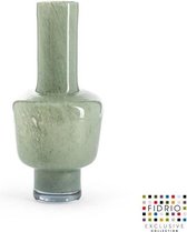 Vase Design luna - Fidrio moss - vase à fleurs en verre soufflé bouche - diamètre 17,5 cm hauteur 40 cm