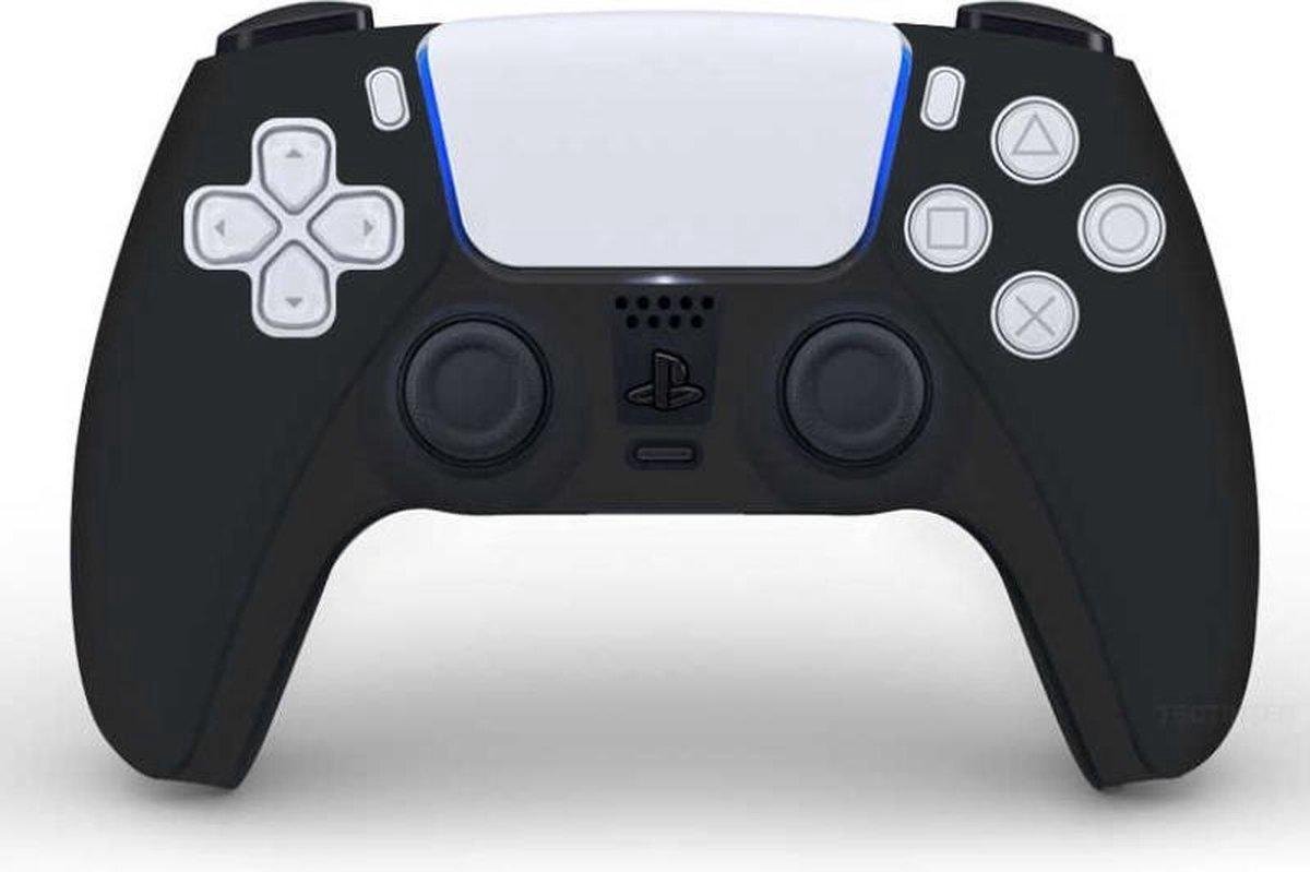 Playstation 5 Controller Skin - PS5 Silicone Hoes - Playstation 5 Accessoires - Cover - Hoesje - Siliconen skin case - Zwart