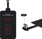 DrPhone R1 - 10W 2A  Draadloze Ontvanger / Receiver + Lader Voor USB-C Smartphone - TYPE-C Smartphone Ontvanger
