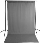 Écran gris - 200 * 300cm - Écran gris rétractable - studio photo avec effet Chromakey - fond de tournage - photographie de fonds - photographie, vidéo et télévision écran gris - tissu photo gris - tissu de fond pour studio photo