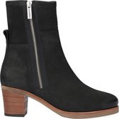 Shabbies 182020343 Enkellaarsjes - Enkelboots met rits - Dames - Zwart - Maat 36