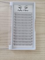 Lashes&More - 8D "Try out set" (12 trays) - Pre-Made Volume Fans - 9mm-14mm  0.05 D krul