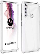 Shockproof Soft TPU hoesje Silicone Case Geschikt voor: Motorola Moto One Fusion Plus