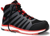 JORI veiligheidsschoen RAPID black-red Mid ESD S3