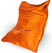 Drop & Sit Furry Zitzak - Oranje - 100 x 150 cm - Voor Binnen