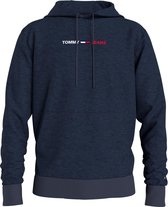 Tommy Hilfiger Straight Logo Trui - Mannen - Navy