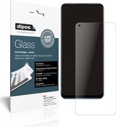 dipos I 2x Pantserfolie mat compatibel met Oppo Realme 8 5G Beschermfolie 9H screen-protector (expres kleiner dan het glas omdat het gebogen is)