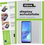 dipos I 2x Beschermfolie mat geschikt voor Oppo A53 (2020) Folie screen-protector (expres kleiner dan het glas omdat het gebogen is)