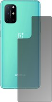 dipos I Privacy-Beschermfolie mat compatibel met OnePlus 8T Achterkant Privacy-Folie screen-protector Privacy-Filter (expres kleiner dan het glas omdat het gebogen is)