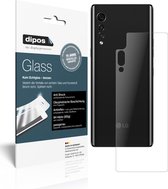 dipos I 2x Pantserfolie mat compatibel met LG Velvet 5G Achterkant Beschermfolie 9H screen-protector (expres kleiner dan het glas omdat het gebogen is)