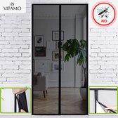 Bol.com VITAMO Magnetisch Vliegengordijn - Premium Glasvezel Horgordijn - Deurhor - Deurgordijn - 210 x 101 cm - Zwart aanbieding