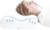 Hoofdkussen Nekklachten - ZINAPS NEEPHEPEN HOOGDE MEMORY FOAM PULASHOW NEEM KULLEN ORTHOPEDISCH KULLEN VISCO PULASHUIS VOOR NEEK Ondersteunt zij- en rugleuning Kussen door Choshoe 61 x 35 x 1
