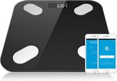 SDARISB® Smart Bluetooth Weegschaal Met App - Fitness - Vetpercentage - Gewicht Schaal - Gezondheid - Health Tracker - LED Scherm