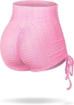 Hot Girl Summer Shorts - Sport short dames - Booty shorts - Pretty Pink - Yoga broek dames - Sport legging dames - Roze - S