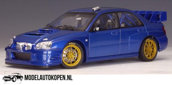 New Age WRC (Blauw) + Showcase 1/18 AutoArt - auto -... | bol.com