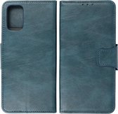 Samsung Galaxy A03s Hoesje - Portemonnee Book Case - Kaarthouder & Magneetlipje - Kunstleer - Blauw