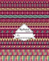 Notebook: My Note My Idea,8 x 10, 110 pages: Trible