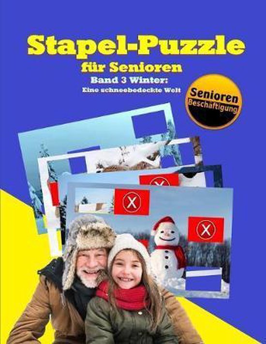 Stapelspiel - Seniorenarbeit- Stapel-Puzzle für Senioren - cover