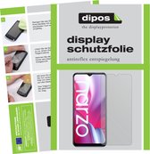 dipos I 6x Beschermfolie mat compatibel met Oppo Realme Narzo 20A Folie screen-protector (expres kleiner dan het glas omdat het gebogen is)