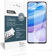 dipos I 2x Pantserfolie helder compatibel met Xiaomi Redmi 10X Pro Beschermfolie 9H screen-protector (expres kleiner dan het glas omdat het gebogen is)