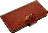 Made-NL Handgemaakte Samsung Galaxy Note 10 book case robuuste rood reptielen motive leer hoesje