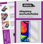 dipos I 6x Beschermfolie helder compatibel met Samsung Galaxy F41 Folie screen-protector (expres kleiner dan het glas omdat het gebogen is)