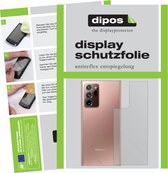 dipos I 2x Beschermfolie mat compatibel met Samsung Galaxy Note 20 Achterkant Folie screen-protector (expres kleiner dan het glas omdat het gebogen is)