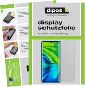 dipos I 6x Beschermfolie mat compatibel met Xiaomi Mi Note 10 Pro Folie screen-protector (expres kleiner dan het glas omdat het gebogen is)