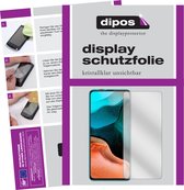 dipos I 2x Beschermfolie helder compatibel met Xiaomi Redmi K30 Ultra Folie screen-protector (expres kleiner dan het glas omdat het gebogen is)