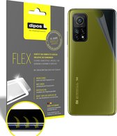 dipos I 3x Beschermfolie 100% compatibel met Xiaomi Mi 10T Pro Achterkant Folie I 3D Full Cover screen-protector