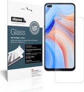 dipos I 2x Pantserfolie mat compatibel met Oppo Reno4 Z 5G Beschermfolie 9H screen-protector (expres kleiner dan het glas omdat het gebogen is)