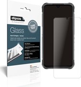 dipos I 2x Pantserfolie mat compatibel met Umidigi Bison Beschermfolie 9H screen-protector (expres kleiner dan het glas omdat het gebogen is)