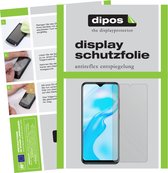 dipos I 2x Beschermfolie mat compatibel met Vivo Y11s Folie screen-protector (expres kleiner dan het glas omdat het gebogen is)