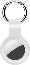 iMoshion geschikt voor Airtag sleutelhanger Wit - geschikt voor Airtag hoesje - iMoshion Liquid Silicone Keychain Case