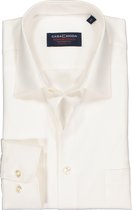 CASA MODA comfort fit overhemd - mouwlengte 72 cm - beige - Strijkvrij - Boordmaat: 44