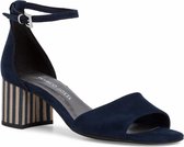 Marco Tozzi Dames Sandaaltje 2-2-28316-26 890 blauw F-breedte Maat: 40 EU