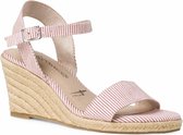 Tamaris Sandalen met sleehak wit - Maat 36