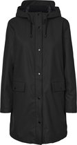 Vero Moda VMASTA 3/4 TEDDY COATED JACKET Black Dames Jas - Maat S