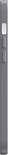 Coque de téléphone grise sur le côté avec bouton d'alimentation.