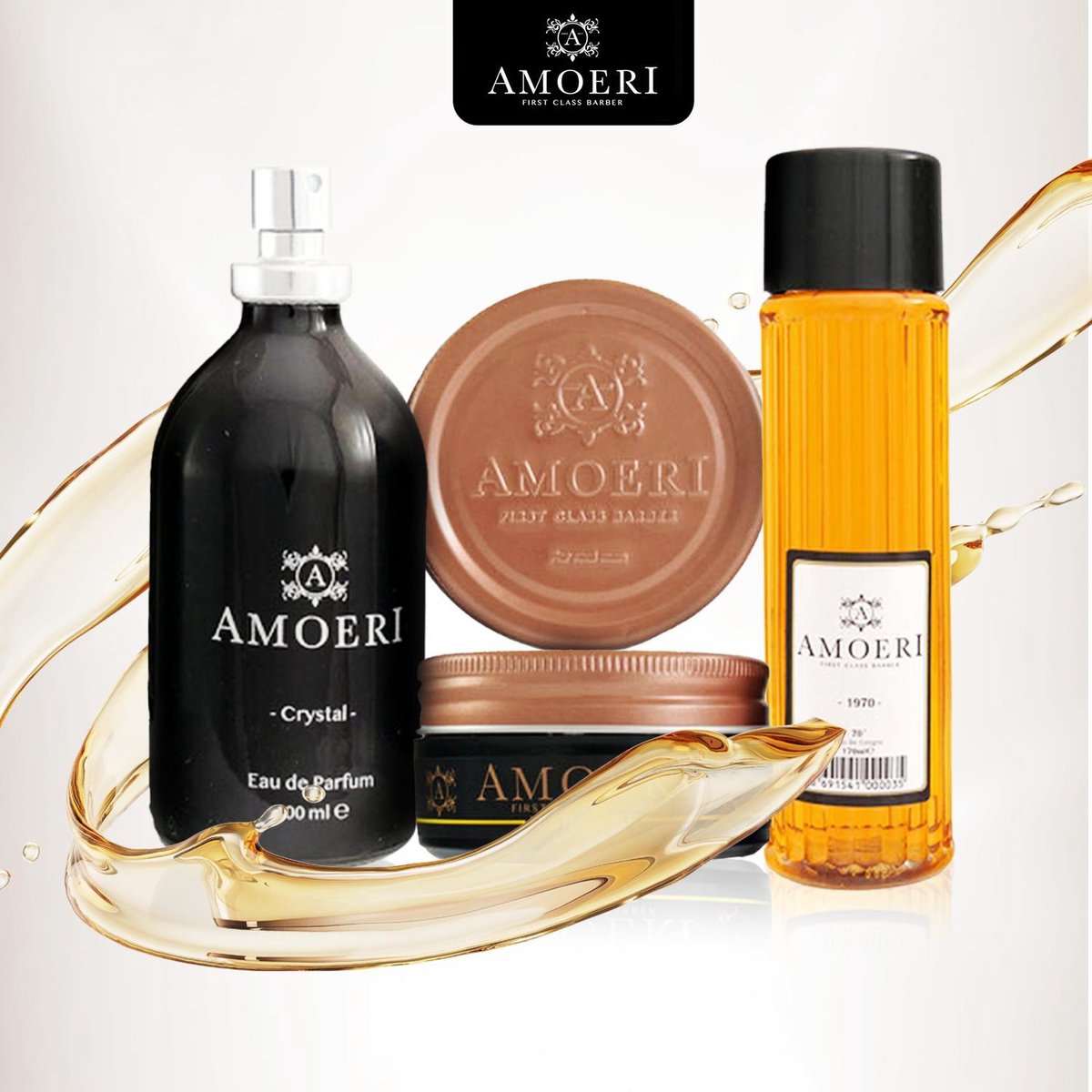 Amoeri parfum - cologne - haarwax - geschenkset mannen