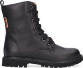 Ton & Ton Gry Veterboots - Laarzen Met Veters - Meisjes - Zwart - Maat 34