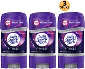 Lady Speed Stick Fitness Deodorant Gel Stick - 24H Zweet Bescherming & Anti Witte Strepen - Populairste Anti Transpirant Deo Gel Stick - Deodorant Vrouw - 3-Pack