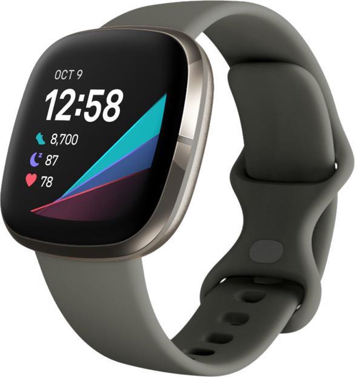 Afbeelding 3 van Fitbit Sense - Smartwatch - Grijs