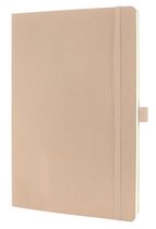 Sigel notitieboek - Conceptum Pure - A5 - beige - hardcover - 194 pagina's - 80 grams - ruit - SI-CO650