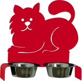 Arti - Mestieri - Metalen - katten - poezen - voer - drink - bak - Italiaans - Design