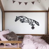 FBRK. Cheval de saut géométrique - Noir